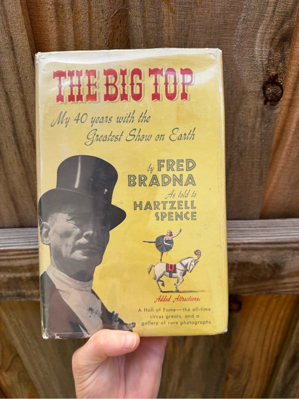 Vintage The Big Top Circus 🎪 Book by - Yellow Cover